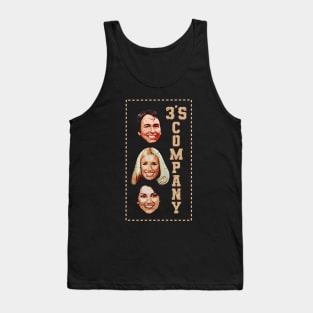 Threes Company /\/\/ Vintage Fan Art Tank Top